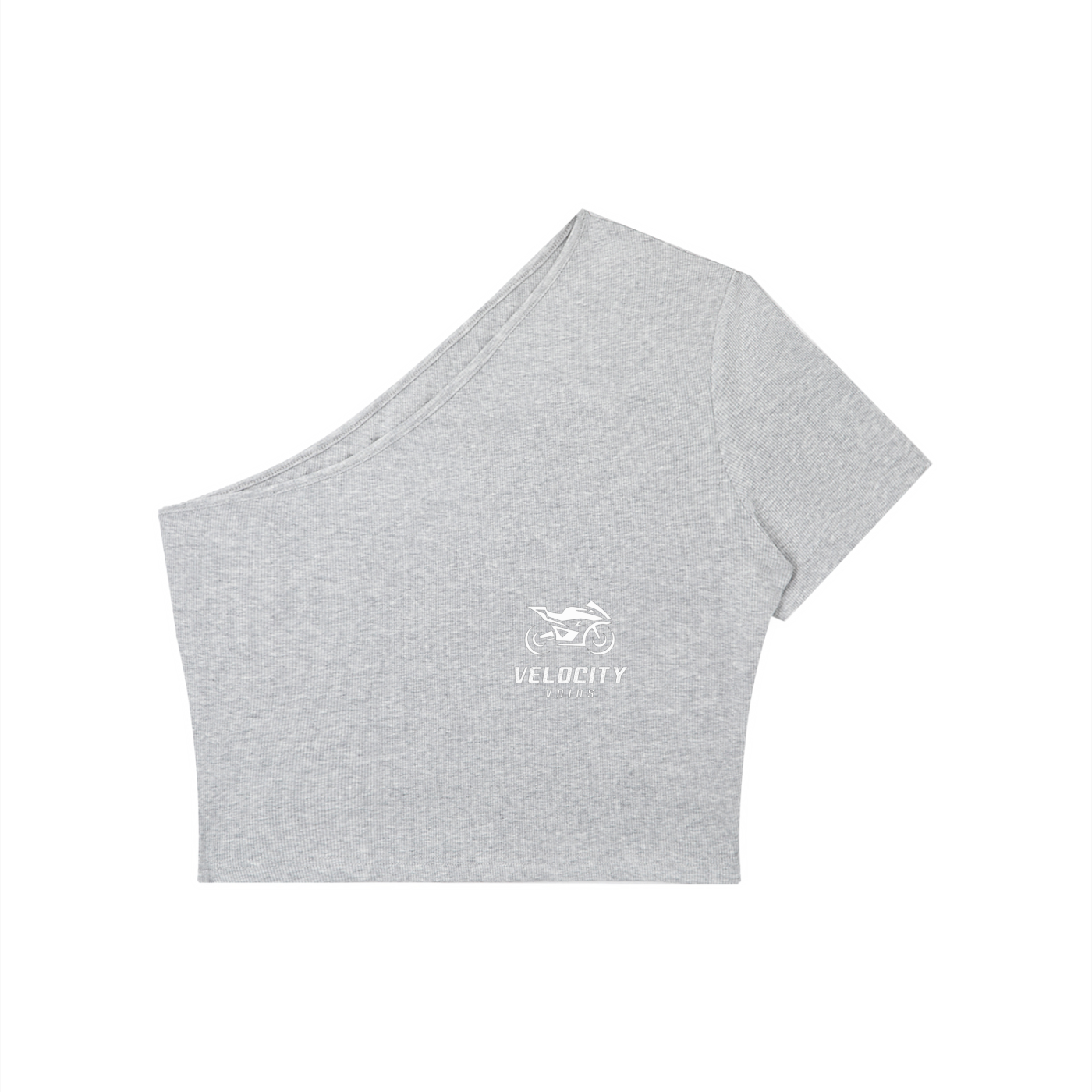 Women's One-Shoulder Crop T-Shirt